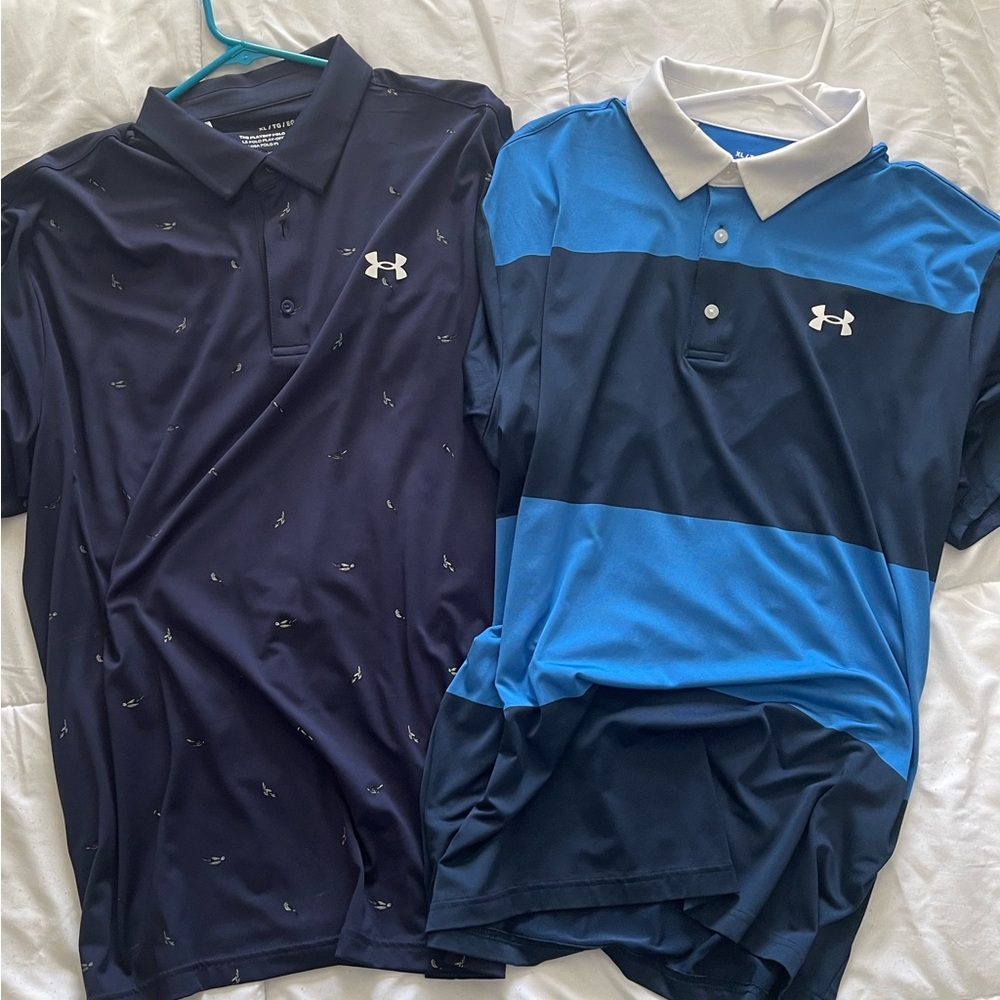 Under Armor polo bundle. Hardly worn, no marks or tears.